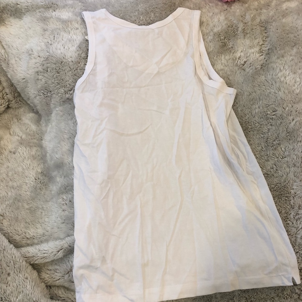 White Tank Top - By French Connection - Medium